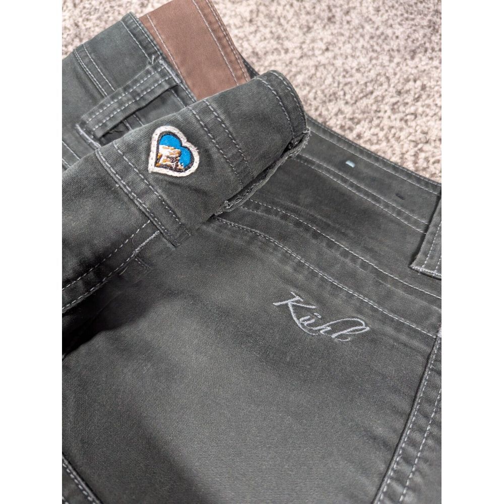 Kuhl Pants Womens 14 Petite Gray Double Knee Hiking Outdoors 35x29